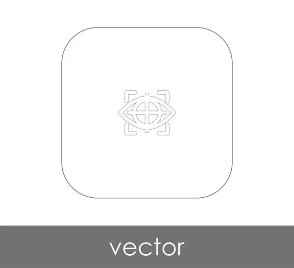 Augensymbol Vektor Illustration Logo — Stockvektor