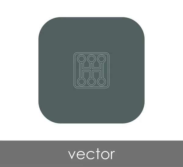Diseño Ilustración Vectorial Icono Caja Cambios — Vector de stock
