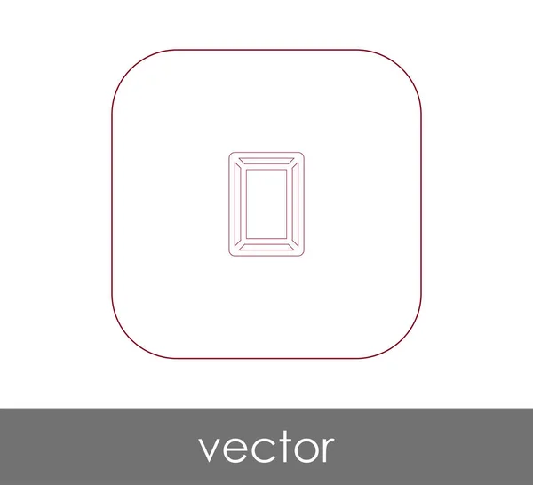 Vector Illustration Design Frame Icon — Stock Vector
