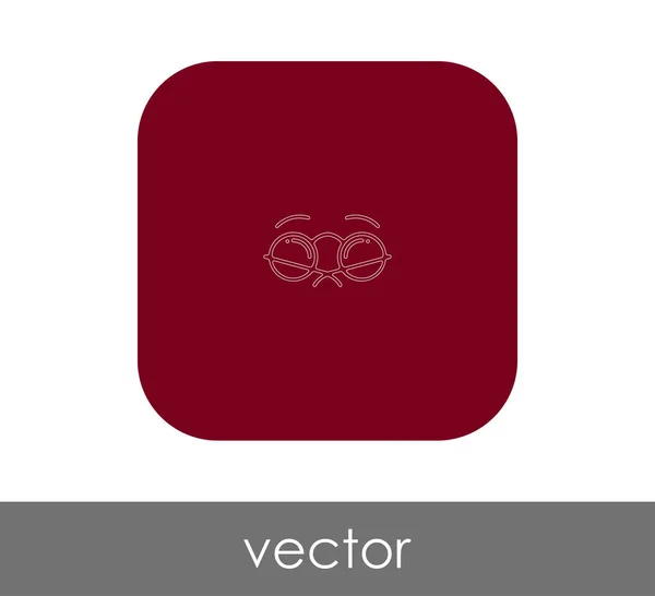 Icono Gafas Graduadas Para Diseño Web Aplicaciones Ilustración Vectorial — Vector de stock