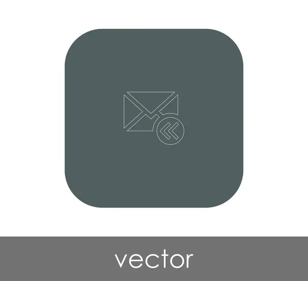 Значок Знака Электронной Почты Векторная Иллюстрация — стоковый вектор
