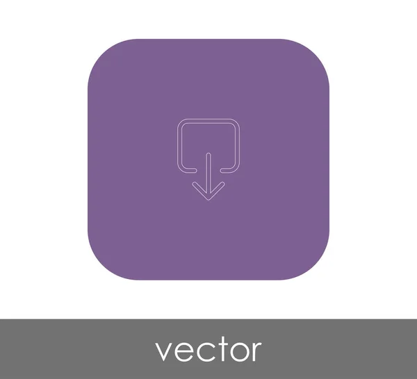 Vector Illustration Design Arrow Icon — Stock Vector