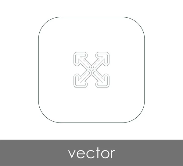 Vector Illustration Design Screen Icon — Stock Vector