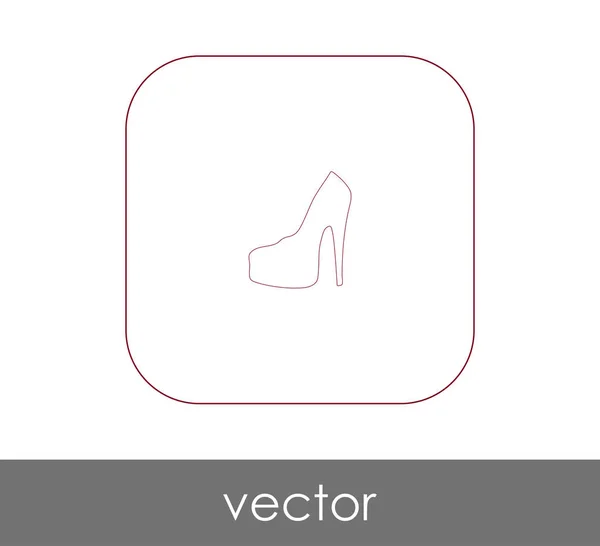 High heel icon — Stock Vector