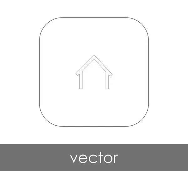 Ícone web Home — Vetor de Stock