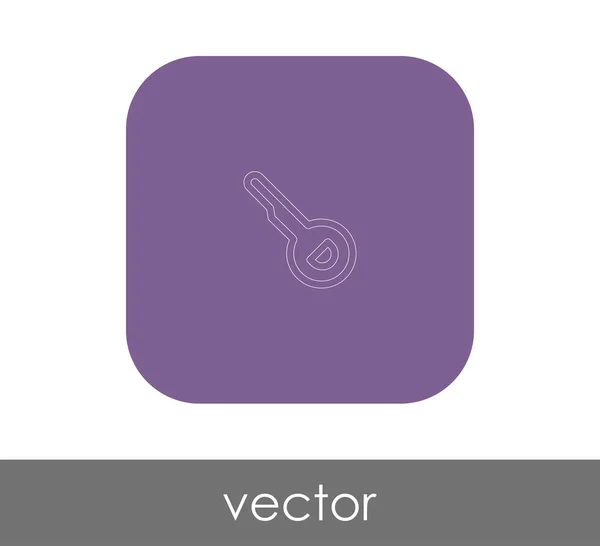Diseño Ilustración Vectorial Del Icono Clave — Vector de stock