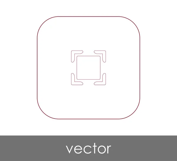 Vektor Illustration Design Des Bildschirms Symbol — Stockvektor