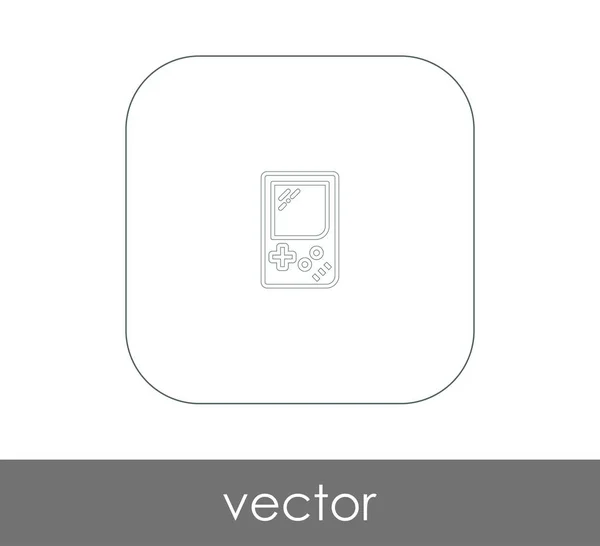 Joystick flat icon — Stock Vector