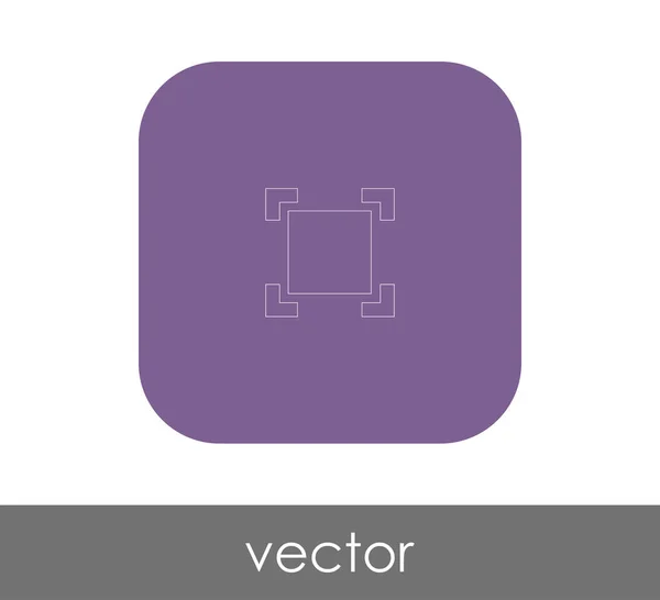 Vektor Illustration Design Des Bildschirms Symbol — Stockvektor