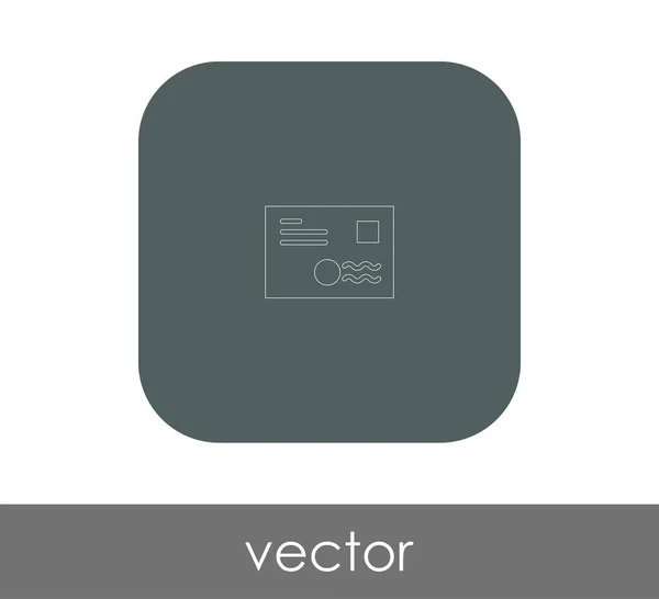 Kirjekuori Kuvake Logo Vektori Kuva — vektorikuva