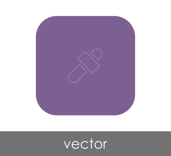 Icono Signo Gotero Ilustración Vectorial — Vector de stock