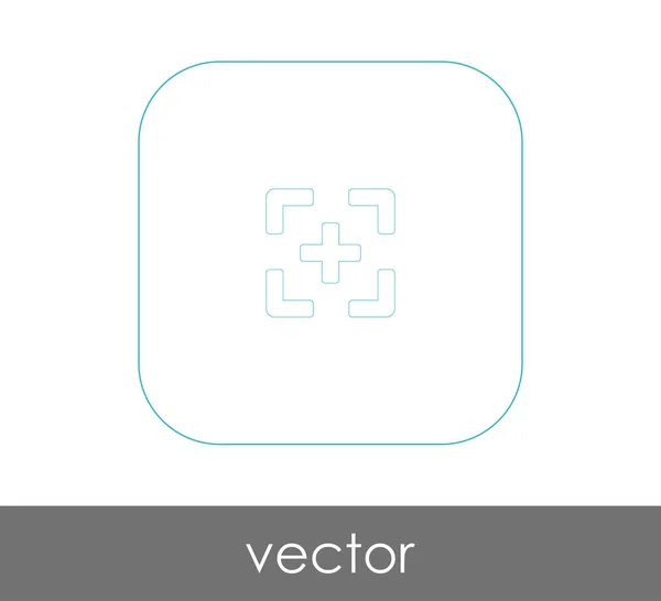 Vektor Illustration Design Des Kamerafokus Symbols — Stockvektor