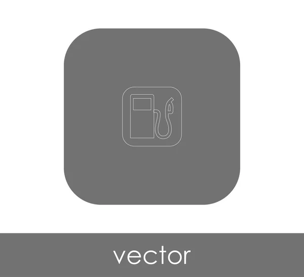 Значок Газового Насоса Векторная Иллюстрация — стоковый вектор