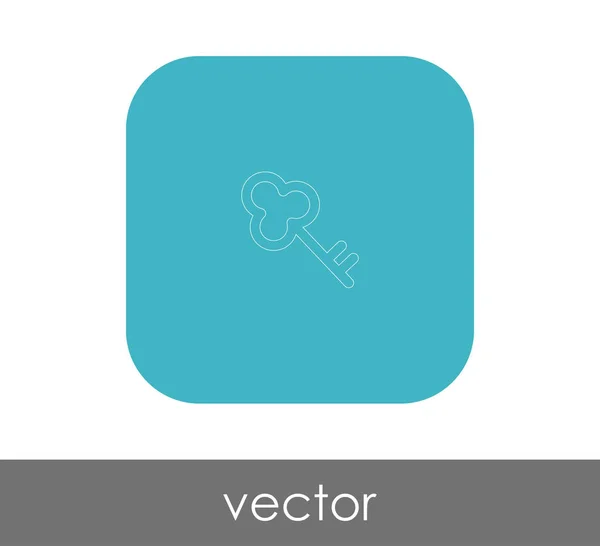 Icono Clave Para Diseño Web Las Aplicaciones — Vector de stock