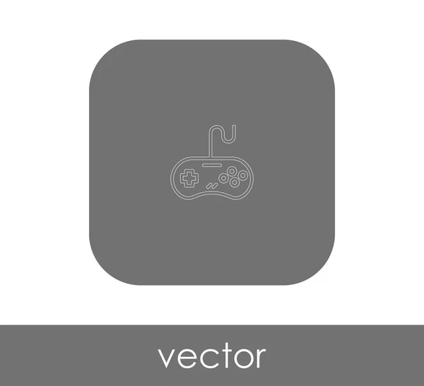 Joystick Symbol Logo Vektorillustration — Stockvektor