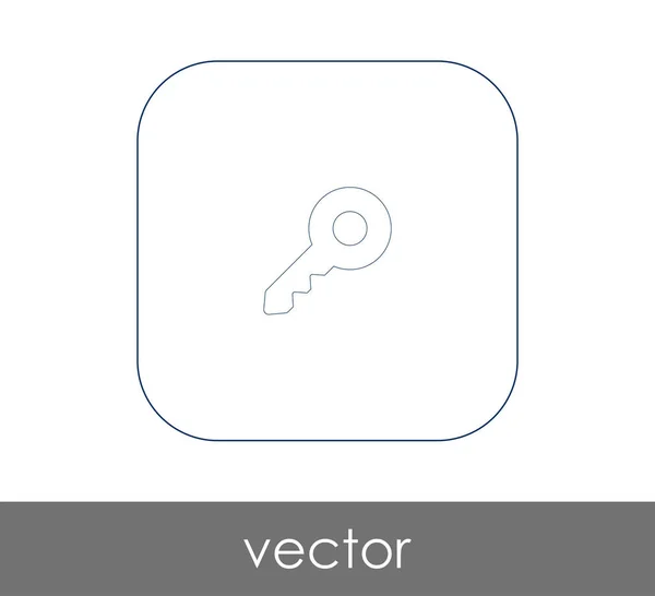 Icono Clave Para Diseño Web Las Aplicaciones — Vector de stock