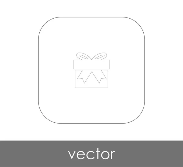 Vector Ilustración Diseño Envuelto Icono Caja Regalo — Vector de stock