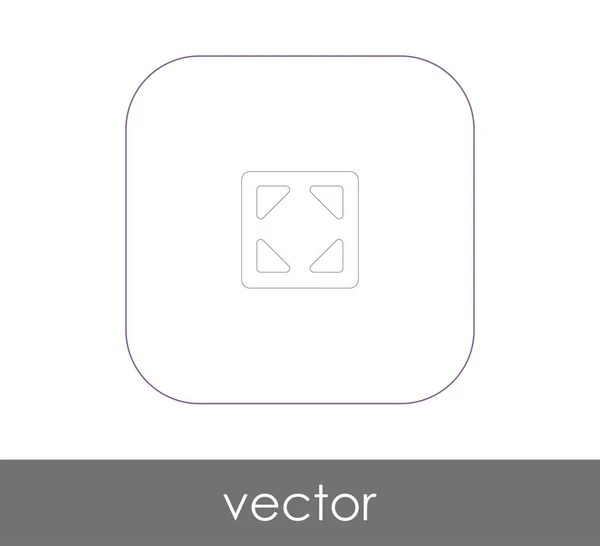 Ampliar icono — Vector de stock