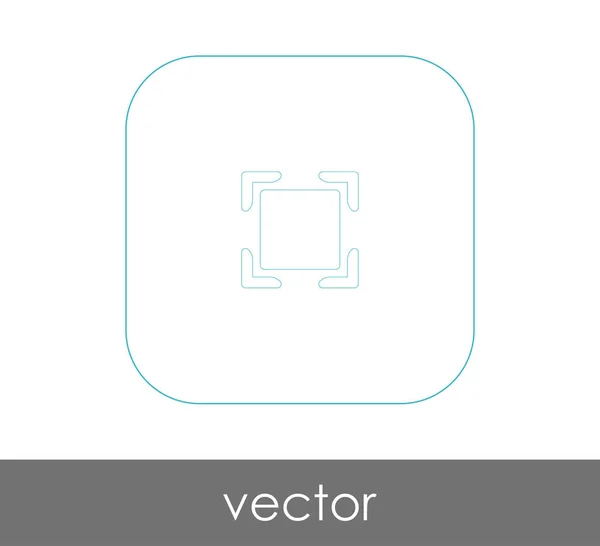 Vektor Illustration Design Des Bildschirms Symbol — Stockvektor