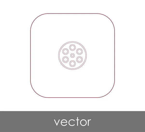 Icono de película — Vector de stock