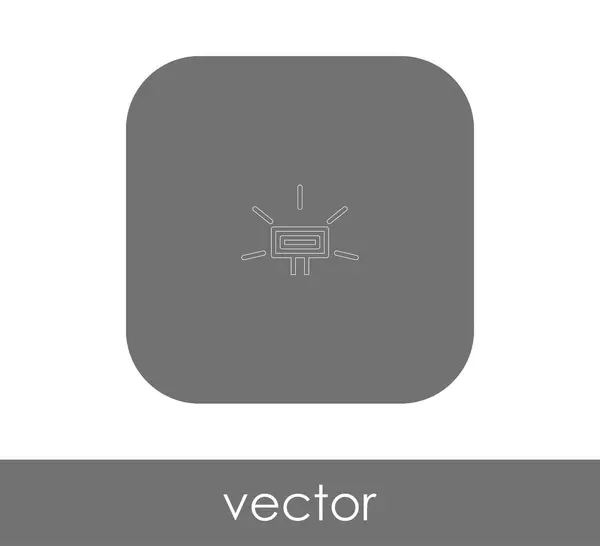 Flash Camerasymbool Vectorillustratie — Stockvector