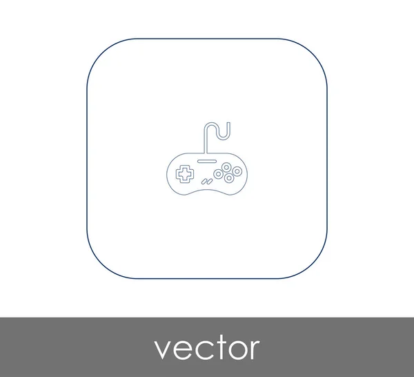 Joystick Icono Logotipo Vector Ilustración — Archivo Imágenes Vectoriales