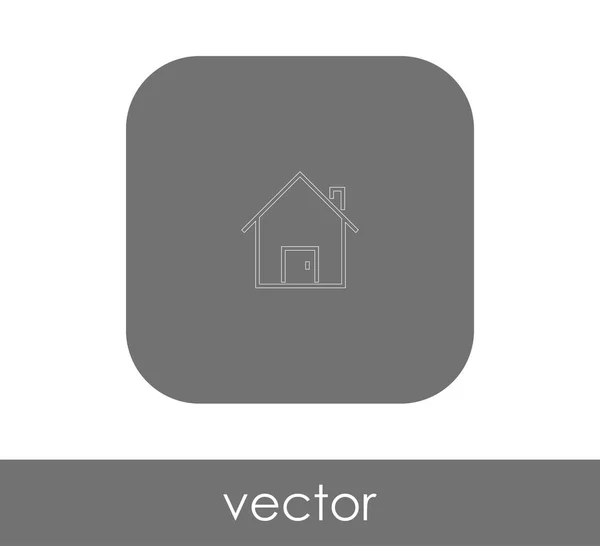 Векторная Иллюстрация Дизайна Иконки Дома Веб Дизайна Приложений — стоковый вектор