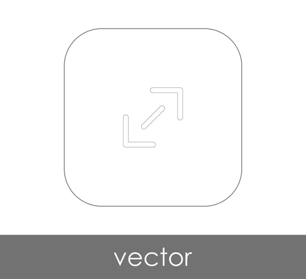 Vector Ilustración Flechas Icono Logotipo — Vector de stock