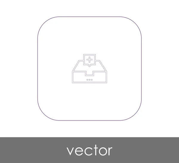 Иконка Архива Веб Дизайна Приложений — стоковый вектор