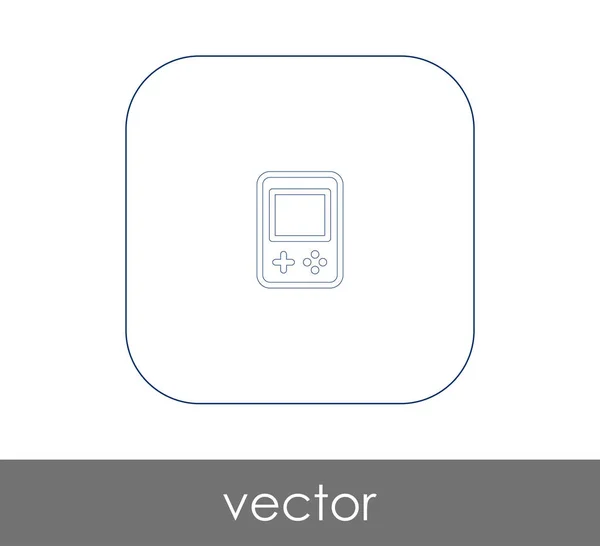 Joystick icono plano — Vector de stock