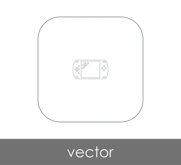 Joystick icono plano — Vector de stock