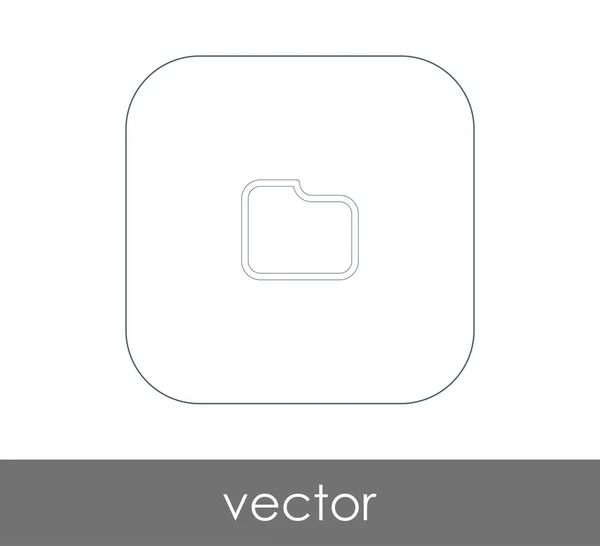 Vector Illustration Design Folder Icon — Stock Vector
