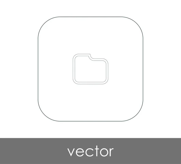 Diseño Ilustración Vectorial Del Icono Carpeta — Vector de stock