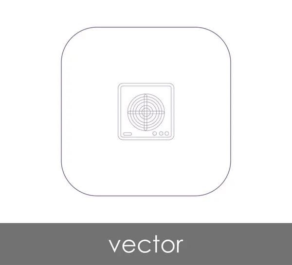 Icône du ventilateur — Image vectorielle
