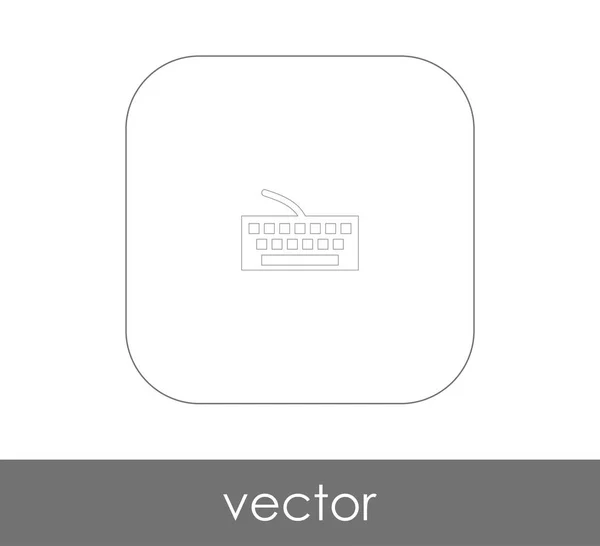 Ícone de teclado — Vetor de Stock