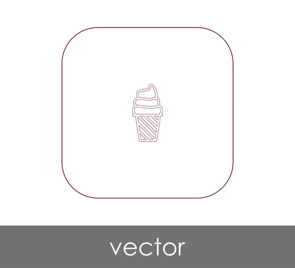 Eis Ikone Vektorillustration — Stockvektor