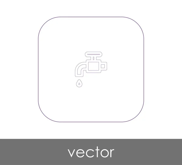 Ilustración del icono del grifo — Vector de stock