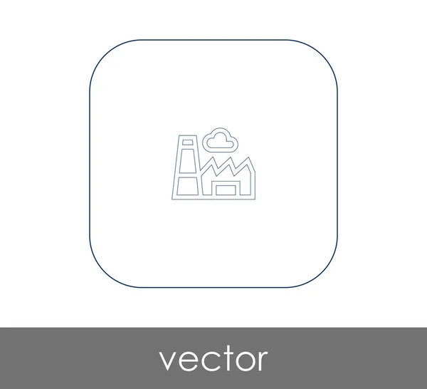 Fabriek Icoon — Stockvector