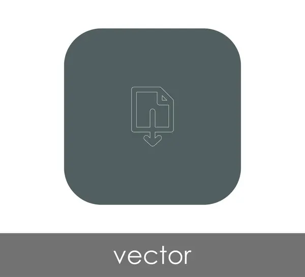 Vektor Illustration Design Pil Ikon — Stock vektor