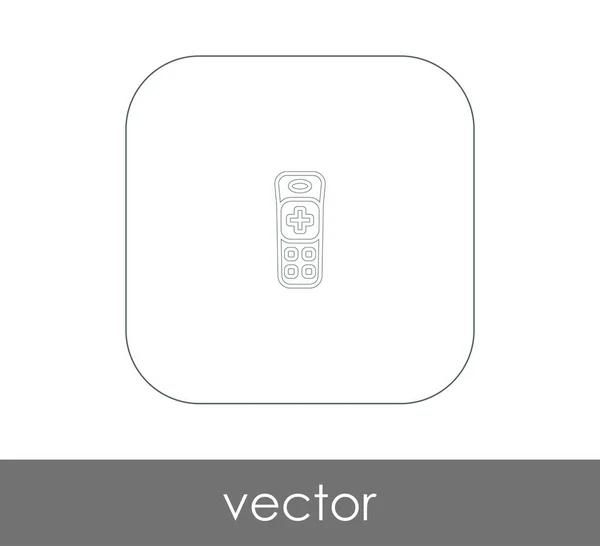 Joystick icono plano — Vector de stock