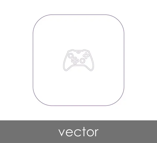 Joystick ícone plano — Vetor de Stock