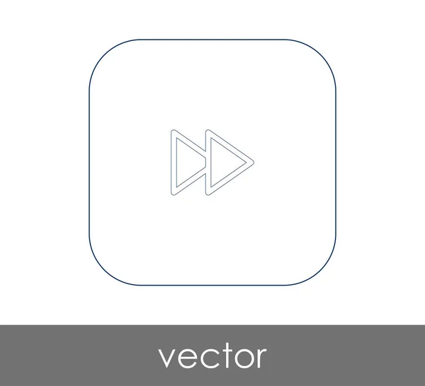 Fast forward icon — Stock Vector
