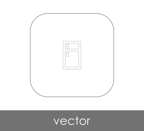 Vektor Illustration Design Des Kühlschranksymbols — Stockvektor
