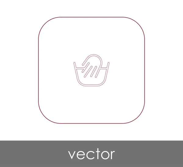 Diseño Ilustración Vectorial Del Icono Lavado Mano — Vector de stock