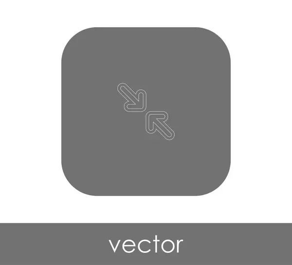 Přizpůsobit Ikonu Šipky Vektorové Ilustrace — Stockový vektor