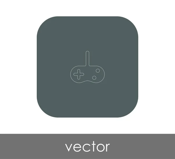 Joystick ploché ikony — Stockový vektor