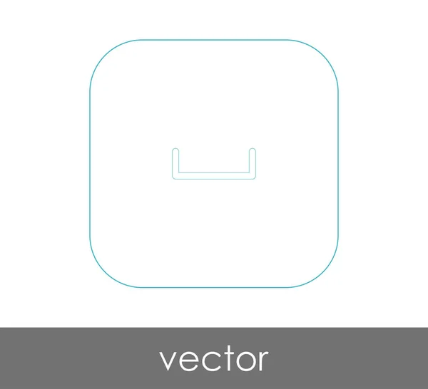 Icono Archivo Para Diseño Web Aplicaciones — Vector de stock