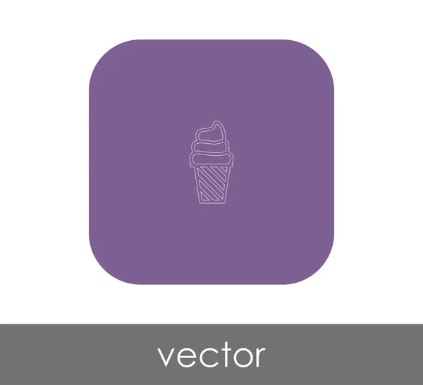 Eis Ikone Für Webdesign Und Anwendungen — Stockvektor