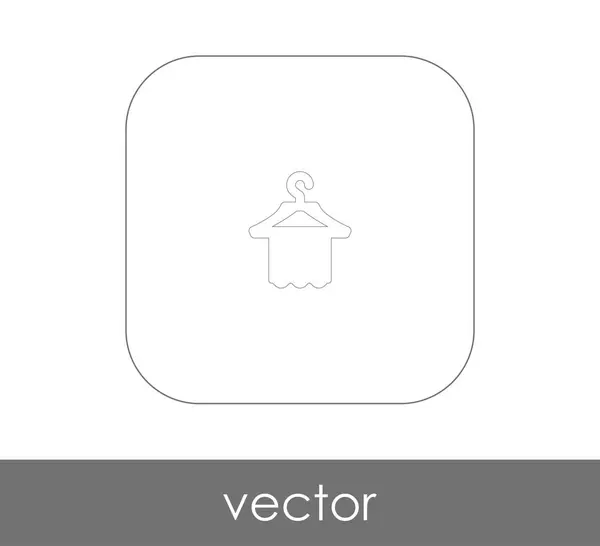 Векторная Иллюстрация Иконки Вешалки — стоковый вектор