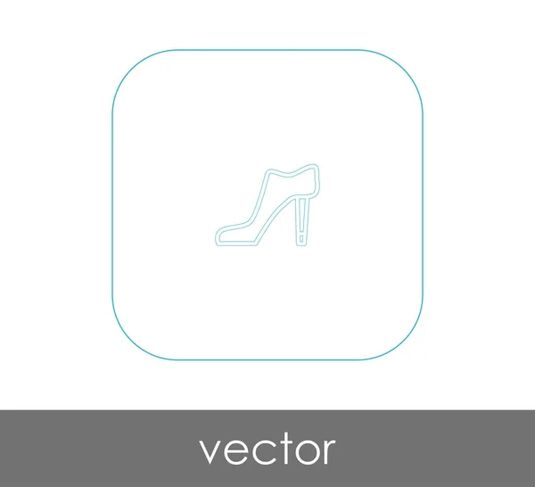 Icono de tacón alto — Vector de stock